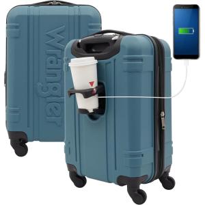 Wrangler 20″ Astral Hardside Carry-On Luggage, Cedar(Hydro)