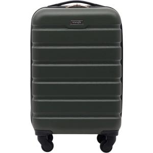 Wrangler 20″ Spinner Carry-On Luggage, Deep Depth(Deep Depth)