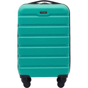 Wrangler 20″ Spinner Carry-On Luggage, Deep Depth(Teal)
