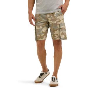 Wrangler Authentics Men’s Cargo Short(Jungle Neutral Gray Camo)