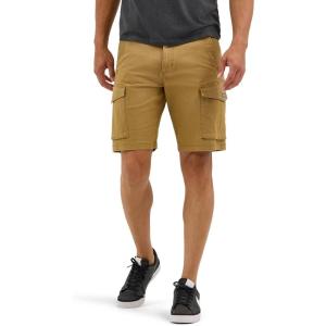 Wrangler Authentics Mens Comfort Flex Waist Cargo Short(Dull Gold)