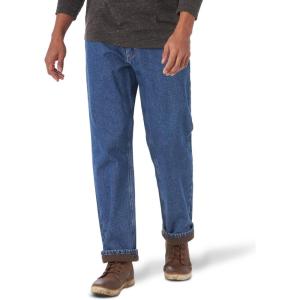 Wrangler Authentics Men’s Fleece Lined Five Pocket Jean(Stonewash)