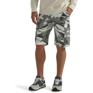 Wrangler Authentics Men’s Premium Twill Cargo Short(White Camo)