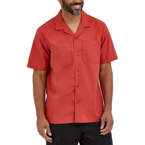 Wrangler Authentics Men’s Short Sleeve Camp Shirt(Bossa Nova)