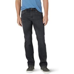 Wrangler Authentics Men’s Slim Fit Straight Leg Jean(Black Charcoal)