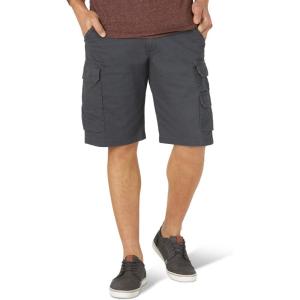 Wrangler Authentics Men’s Stretch Twill Cargo Shorts(Asphalt)