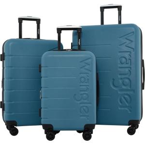Wrangler Maverick 3 Piece Luggage Set, Blue Heaven(Blue Heaven)