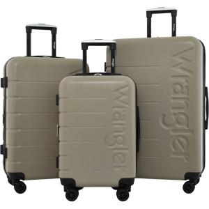 Wrangler Maverick 3 Piece Luggage Set, Blue Heaven(Silver Sage)