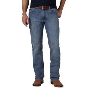 Wrangler Men’s 20X 02 Active Flex Competition Slim Fit Stone Blue Jeans(Overcast)