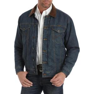 Wrangler Men’s Blanket Lined Denim Jacket(Indigo)