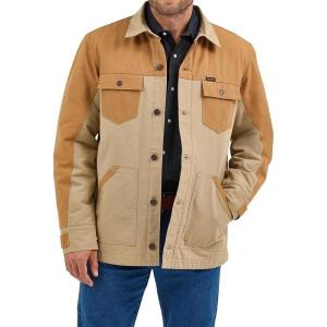 Wrangler Men’s Chipmunk Mixed Canvas Chore Coat