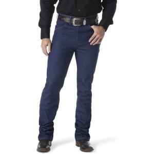 Wrangler Men’s Cowboy Cut Slim Fit Traditional Bootcut Jeans(Navy)