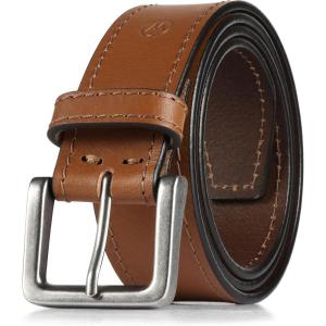 Wrangler Men’s Leather Belt, Country Casual Every Day Belt for Jeans(Light Brown)