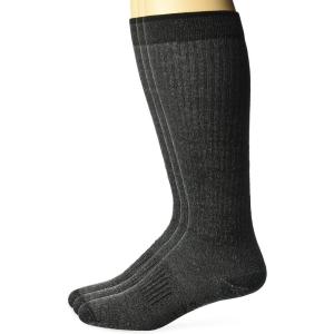 Wrangler Men’s Lightweight Ultra Dri Over The Calf Boot Socks 3 Pair Pack(Black)