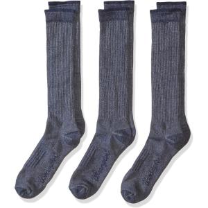 Wrangler Men’s Lightweight Ultra Dri Over The Calf Boot Socks 3 Pair Pack(Blue)