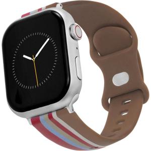 Wrangler® Mulit-Striped Silicone Band for Apple Watch®, Fits all Apple Watch® Series and Sizes(Mesa Stripe)