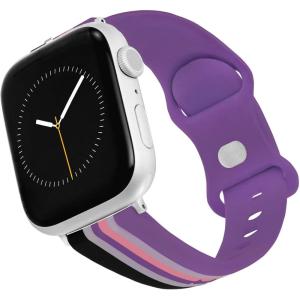 Wrangler® Mulit-Striped Silicone Band for Apple Watch®, Fits all Apple Watch® Series and Sizes(Wildflower Range)
