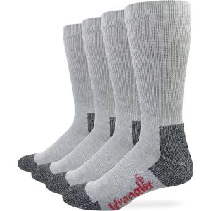 Wrangler Riggs Workwear Mens Ultra Dri Mid Calf Boot Socks 4 Pair(Grey)