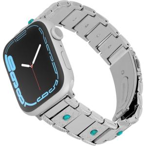 Wrangler® Silver Link Metal Band for Apple Watch®, Western Style, Fits all Apple Watch® Series and Sizes(Desert Jewel)