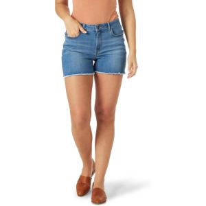Wrangler Women’s 4″ Fray Jean Short(Rocky)