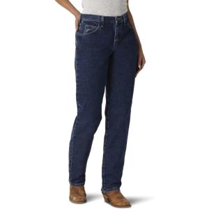 Wrangler Women’s Blues Relaxed Fit High Rise Heavyweight Jean(Antique Indigo)