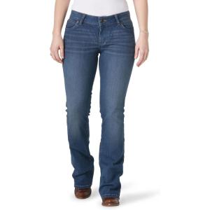 Wrangler Women’s Cash Mid Rise Vented Hem Ultimate Riding Jean(Nadia)