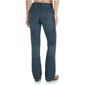 Wrangler Women’s Cowgirl Cut Low Rise Ultimate Riding Jean(Blue)