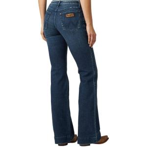 Wrangler Women’s Retro Mae Mid Rise Wide Leg Trouser Jean(Sophia)