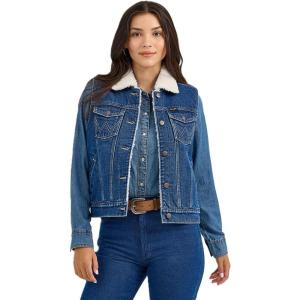 Wrangler Women’s Sherpa Lined Denim Vest
