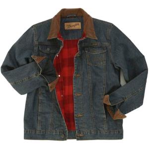 Wrangler boys Western Lined Jacket(Sherpa Rustic Blue)