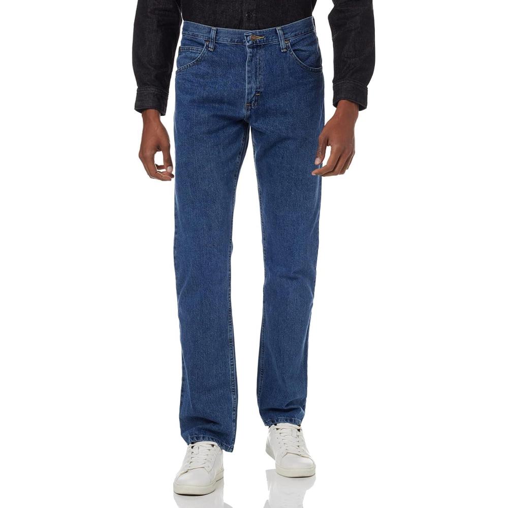 imageWrangler Authentics Mens Classic Straight Fit JeanPacific Haze