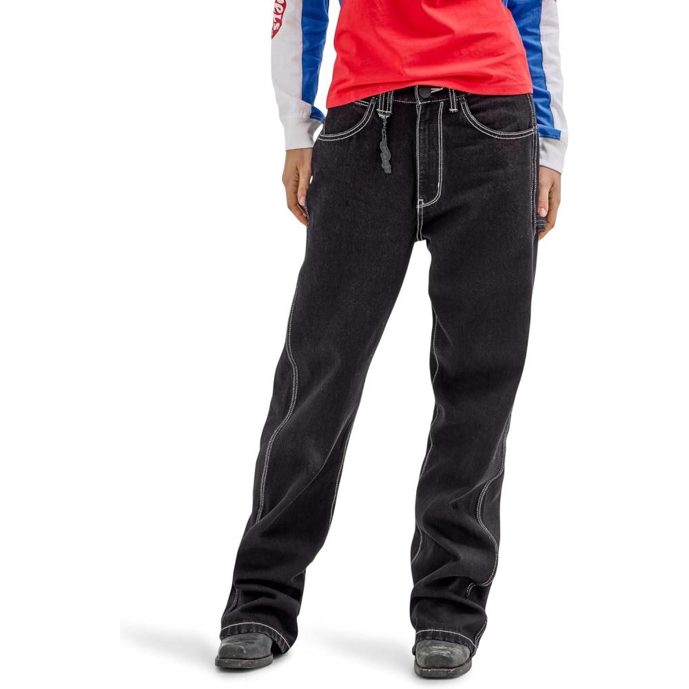 imageWrangler Mens X Hot Wheels Loose Carpenter JeanBlack