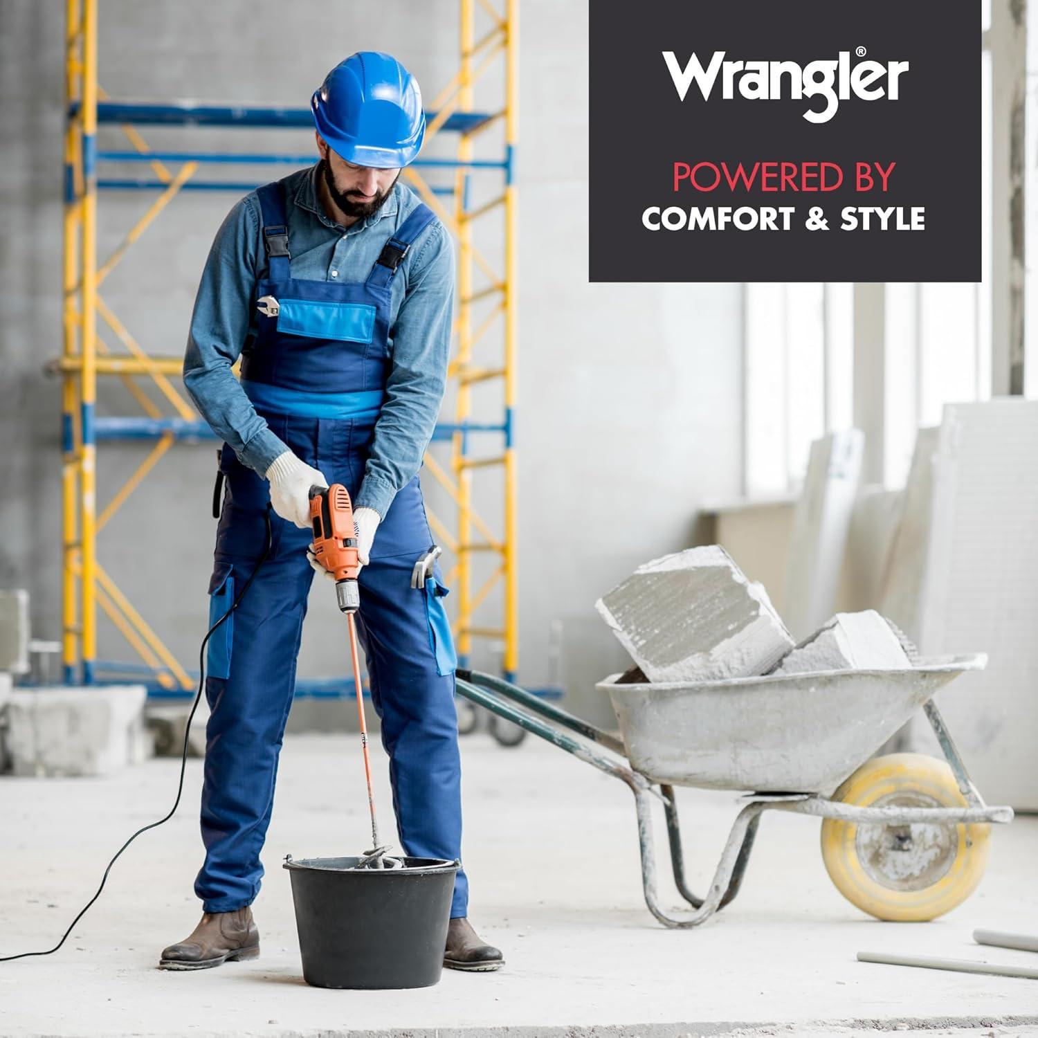 imageWrangler 365 Mens Crew Socks Full Cushion Socks for AllDay Comfort Fits Sizes 612Black