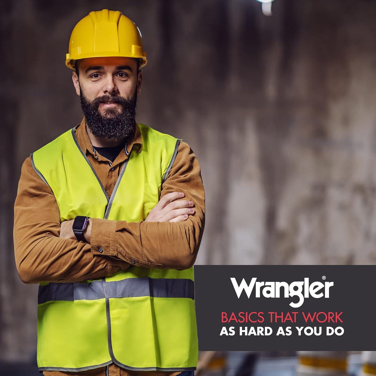 imageWrangler Men Long Sleeve Base Layer Black Thermal Cold Weather TopBlack