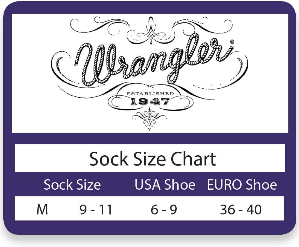 imageWrangler Womens Ladies Western Boot Socks 3 Pair PackBlack