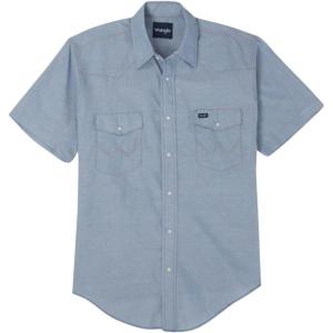 Wrangler Denim Short Sleeve Snap Shirt