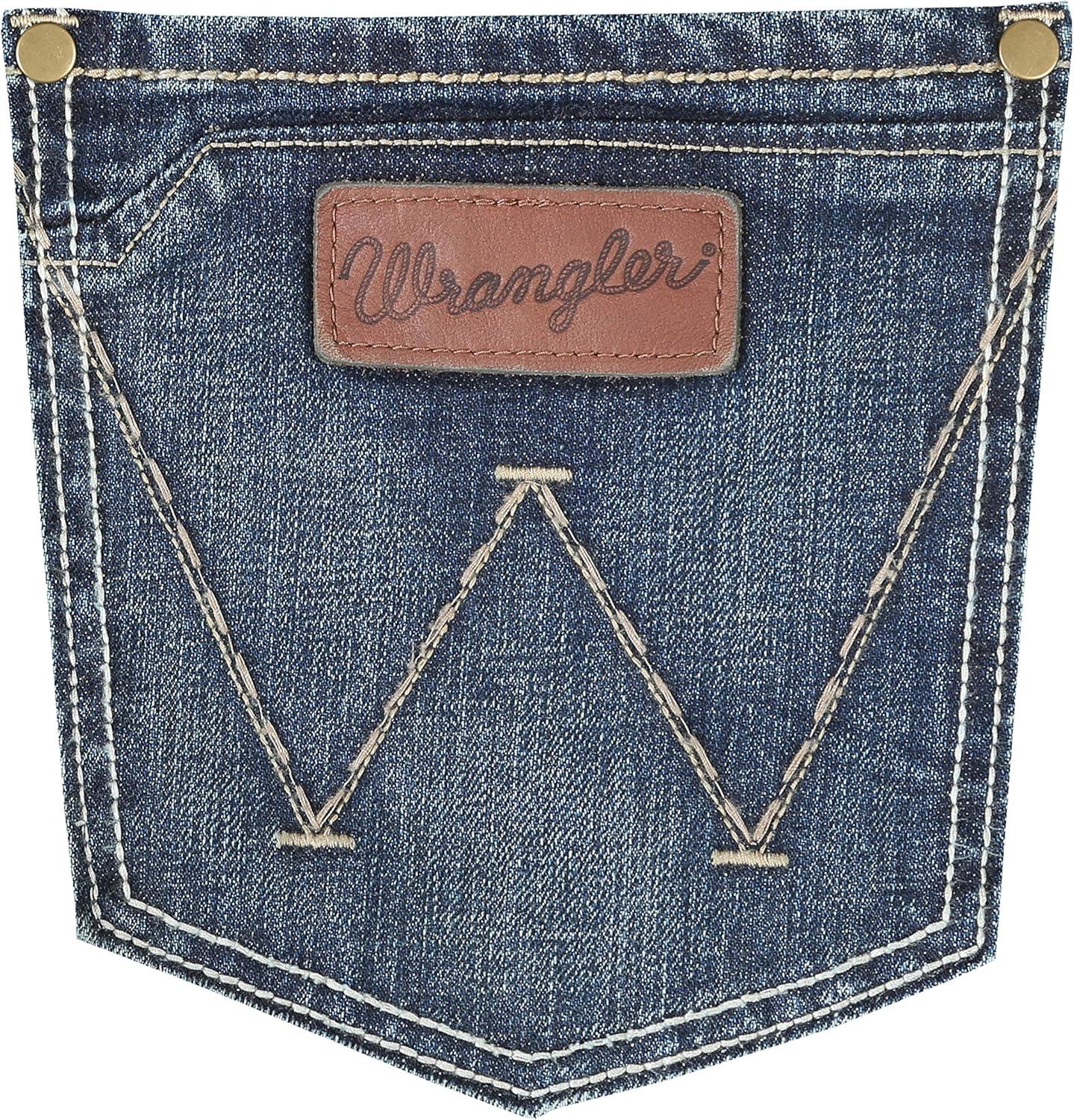 imageWrangler Mens Retro Slim Fit Straight Leg JeanLayton