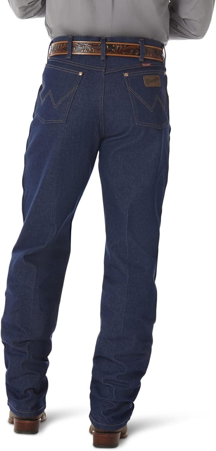 imageWrangler Mens Rigid Cowboy Cut Relaxed Jean Rigid IndigoRigid Indigo