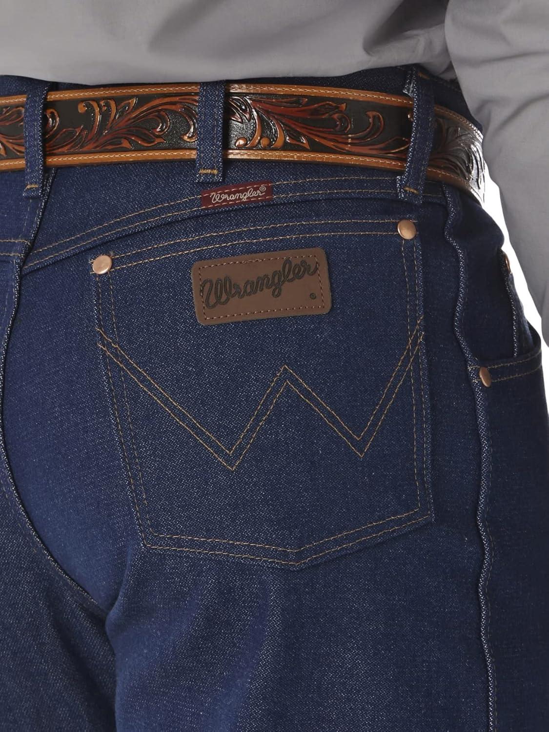 imageWrangler Mens Rigid Cowboy Cut Relaxed Jean Rigid IndigoRigid Indigo